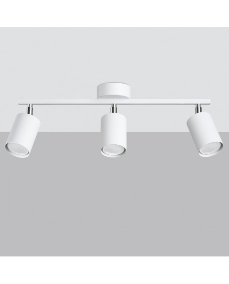 Plafon LEMMI 3 biały Sollux SL.1125