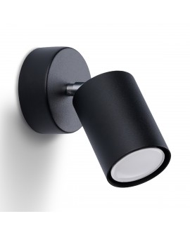 Kinkiet LEMMI 1 czarny Sollux SL.1126