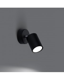 Kinkiet LEMMI 1 czarny Sollux SL.1126