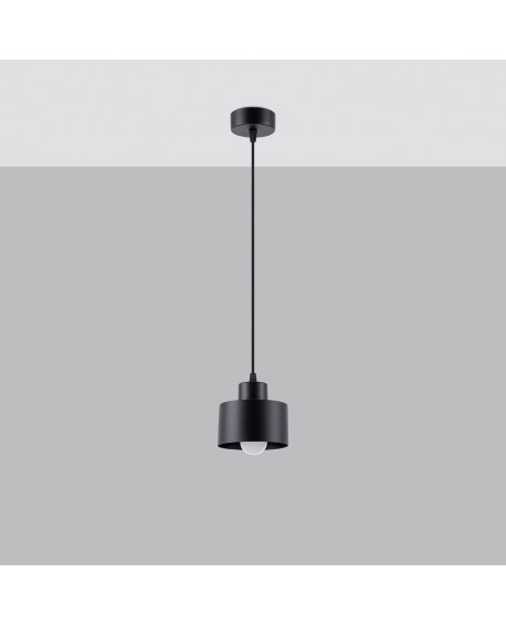 Lampa wisząca SAVAR 1 czarna Sollux SL.1132