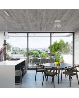 Lampa wisząca TITRAN 3 biała Sollux SL.1138