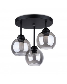 Żyrandol ALINO 3 czarny Sollux SL.1140