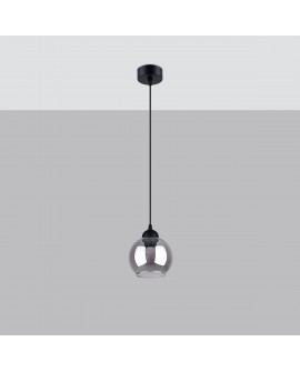 Lampa wisząca ALINO 1 czarna Sollux SL.1141