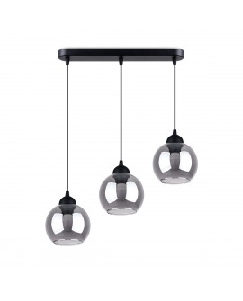 Lampa wisząca ALINO 3 czarna Sollux SL.1142