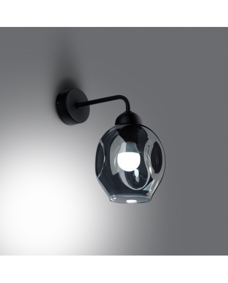 Kinkiet FILLAN 1 czarny Sollux SL.1143