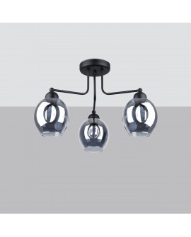 Żyrandol FILLAN 3 czarny Sollux SL.1144