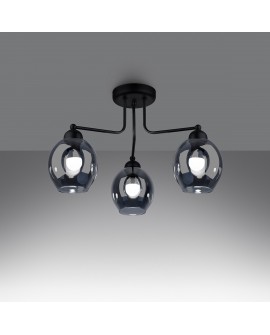 Żyrandol FILLAN 3 czarny Sollux SL.1144