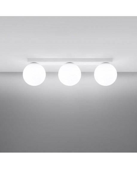 Plafon YOLI 3 biały Sollux SL.1148