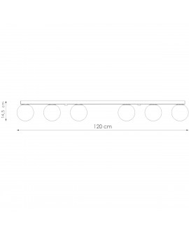 Plafon YOLI 6 biały Sollux SL.1150