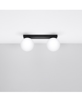 Plafon YOLI 2 czarny Sollux SL.1152