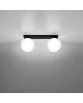 Plafon YOLI 2 czarny Sollux SL.1152