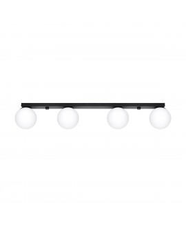 Plafon YOLI 4 czarny Sollux SL.1154