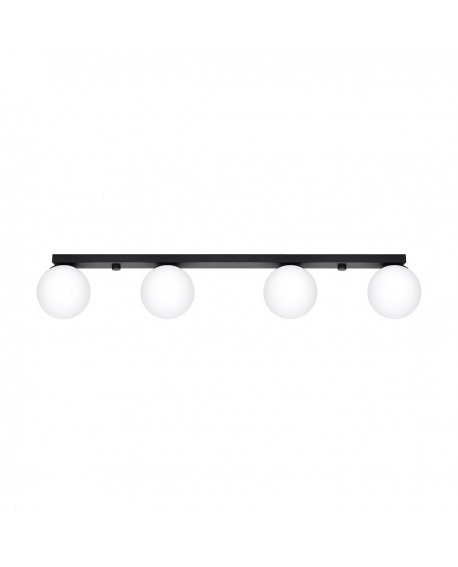 Plafon YOLI 4 czarny Sollux SL.1154