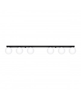 Plafon YOLI 6 czarny Sollux SL.1155