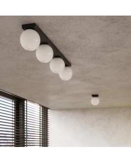 Plafon YOLI 6 czarny Sollux SL.1155