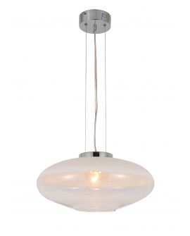 NOWOCZESNA LAMPA WISZĄCA BIAŁA RAVEO D40