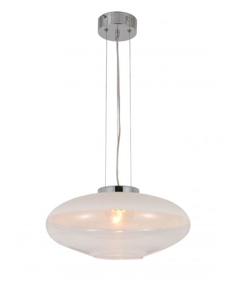 NOWOCZESNA LAMPA WISZĄCA BIAŁA RAVEO D40