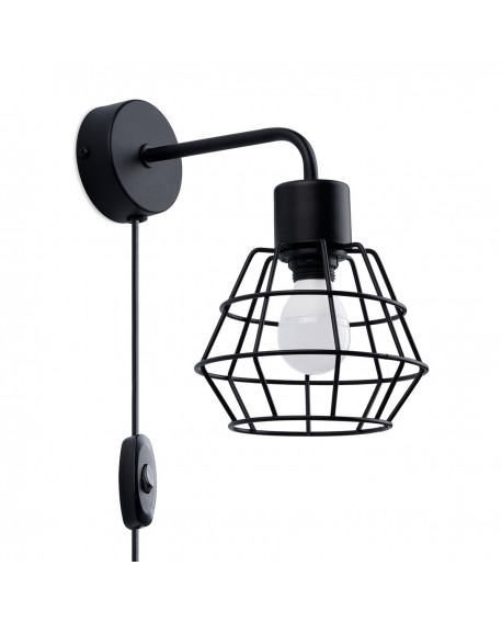 Kinkiet SUBA czarny Sollux SL.1164