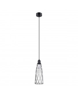 Lampa wisząca SUBA 1 czarna Sollux SL.1165