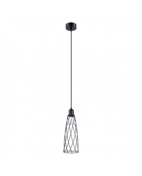 Lampa wisząca SUBA 1 czarna Sollux SL.1165
