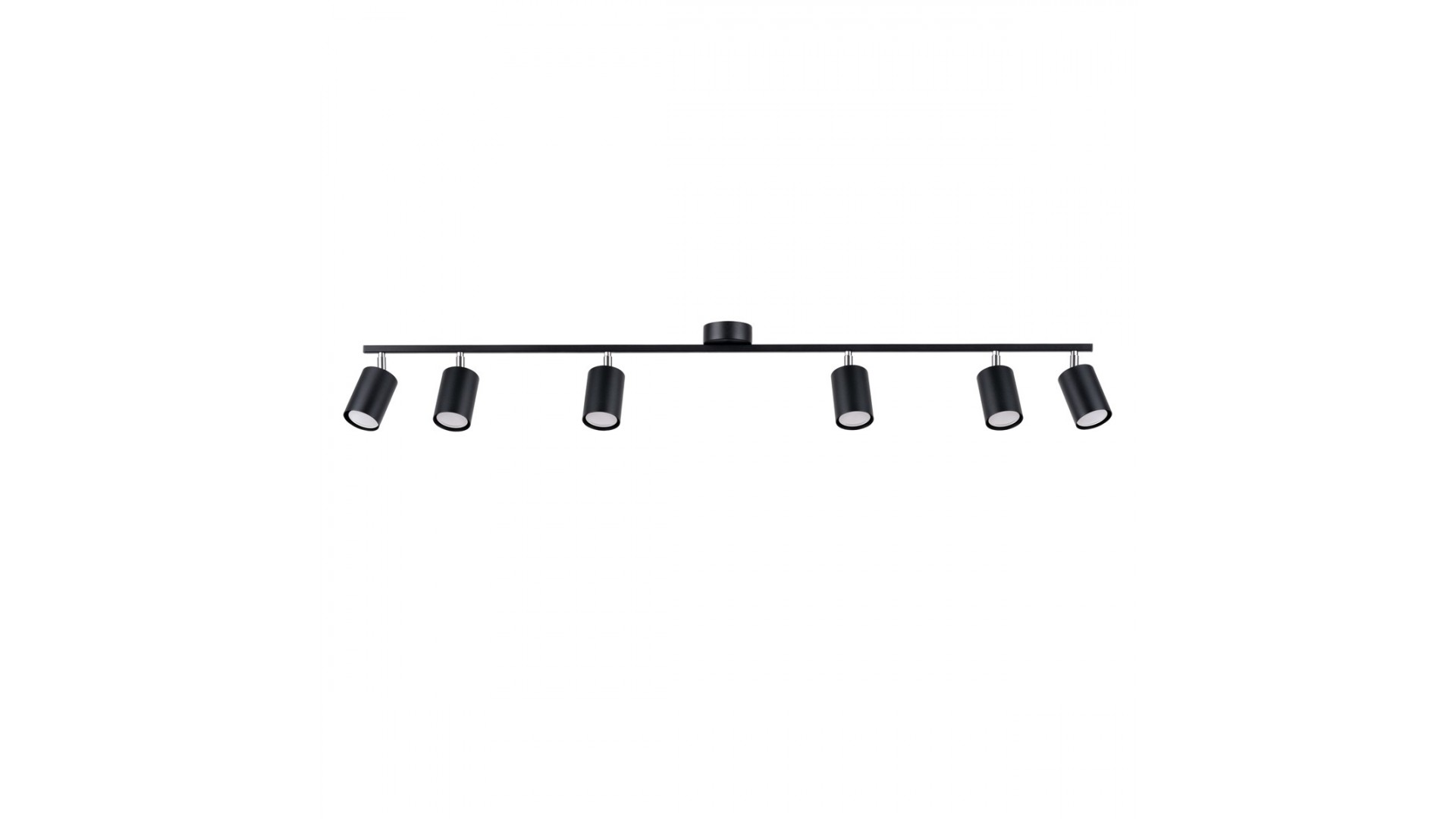 Plafon LEMMI 6L czarny Sollux SL.1169