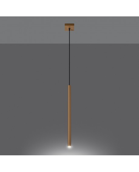 Lampa wisząca PASTELO 1 złota Sollux SL.1170