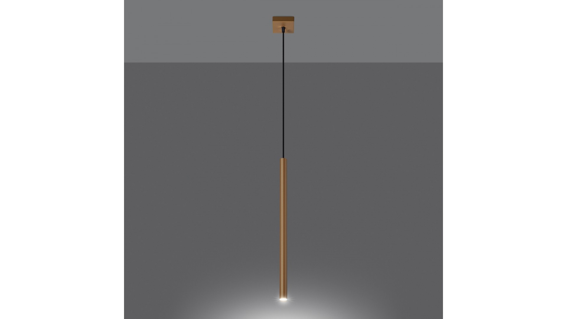 Lampa wisząca PASTELO 1 złota Sollux SL.1170