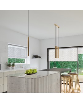 Lampa wisząca PASTELO 1 złota Sollux SL.1170