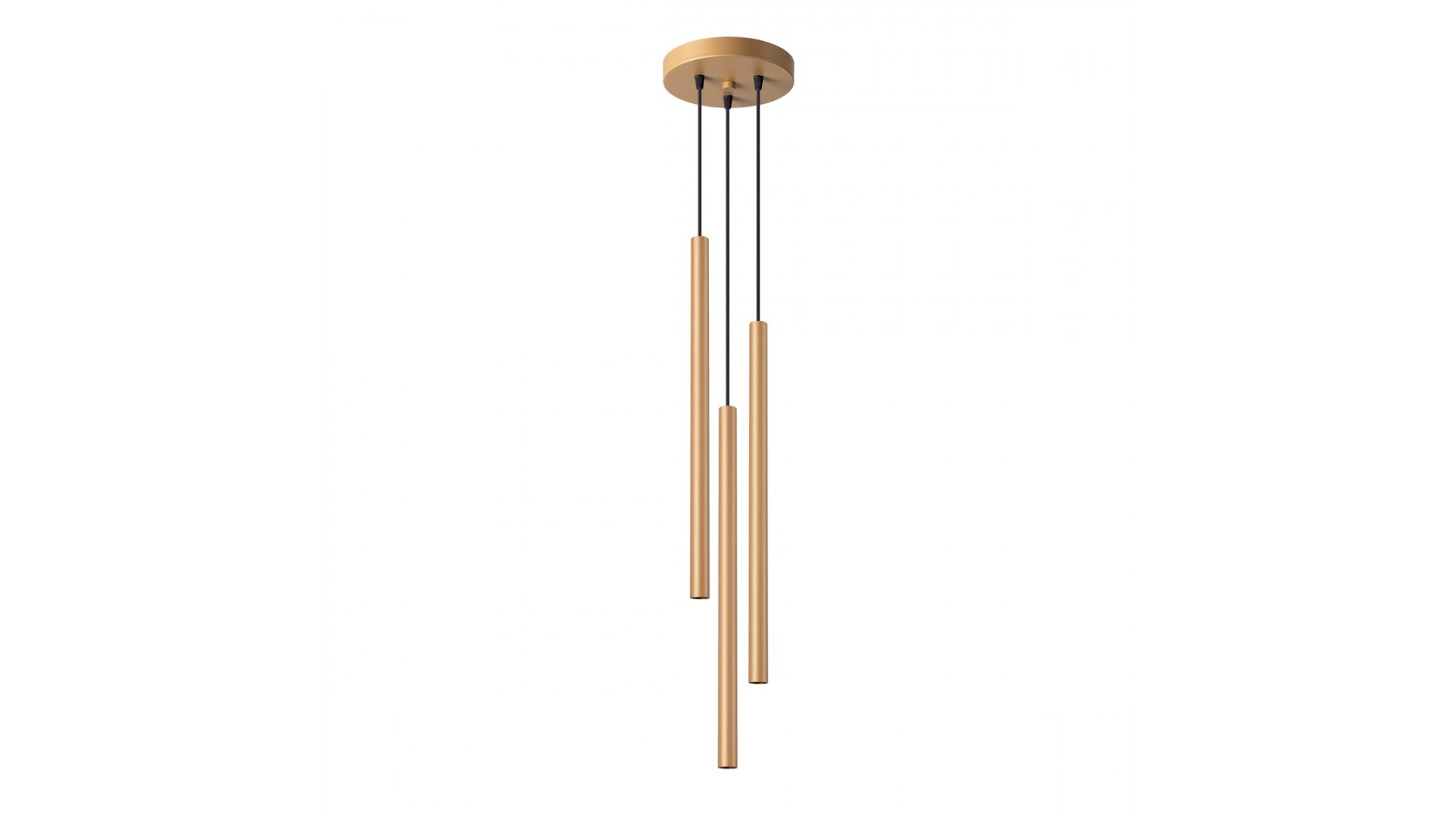 Lampa wisząca PASTELO 3P złota Sollux SL.1172