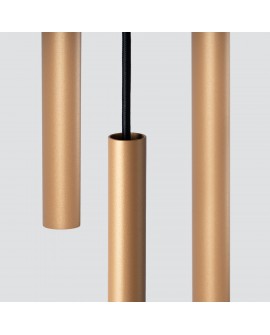 Lampa wisząca PASTELO 3P złota Sollux SL.1172