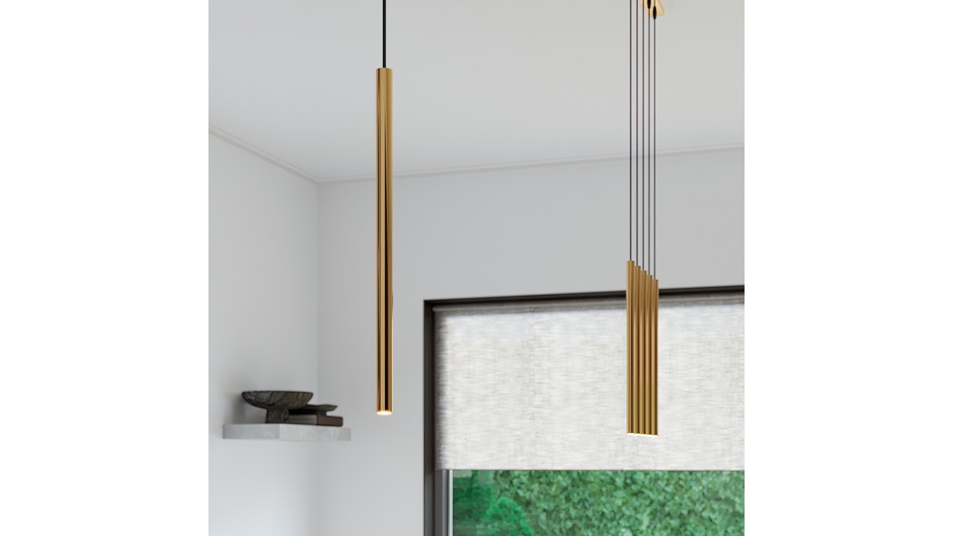Lampa wisząca PASTELO 3P złota Sollux SL.1172