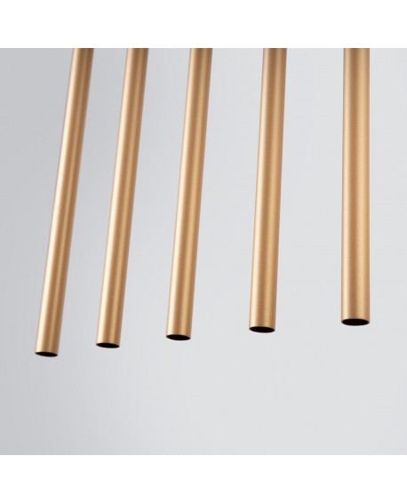 Lampa wisząca PASTELO 5L złota Sollux SL.1173