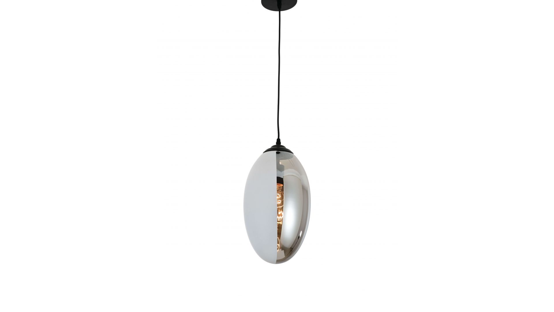 NOWOCZESNA LAMPA WISZĄCA LOFT BIAŁO-DYMIONA CARLTON LUMINA DECO