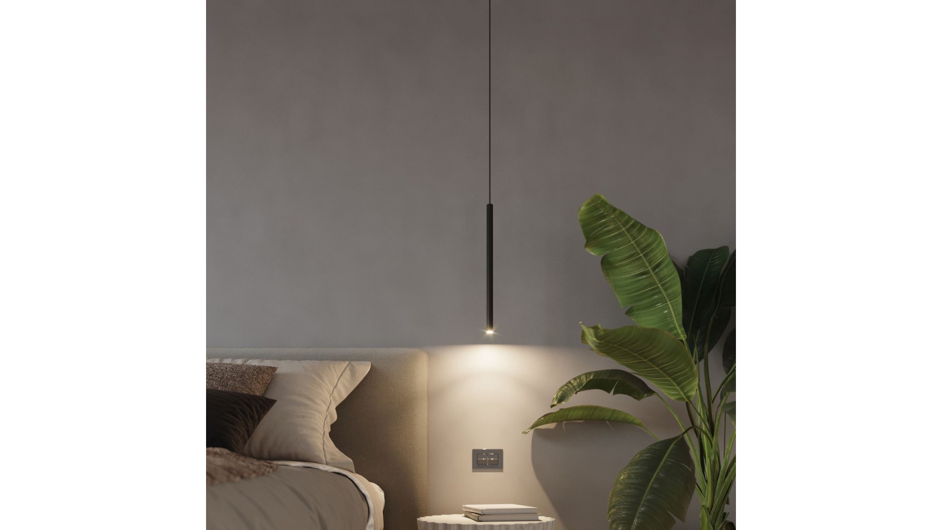 Lampa wisząca PASTELO 5P czarna Sollux SL.1176
