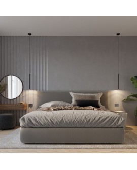 Lampa wisząca PASTELO 5P czarna Sollux SL.1176