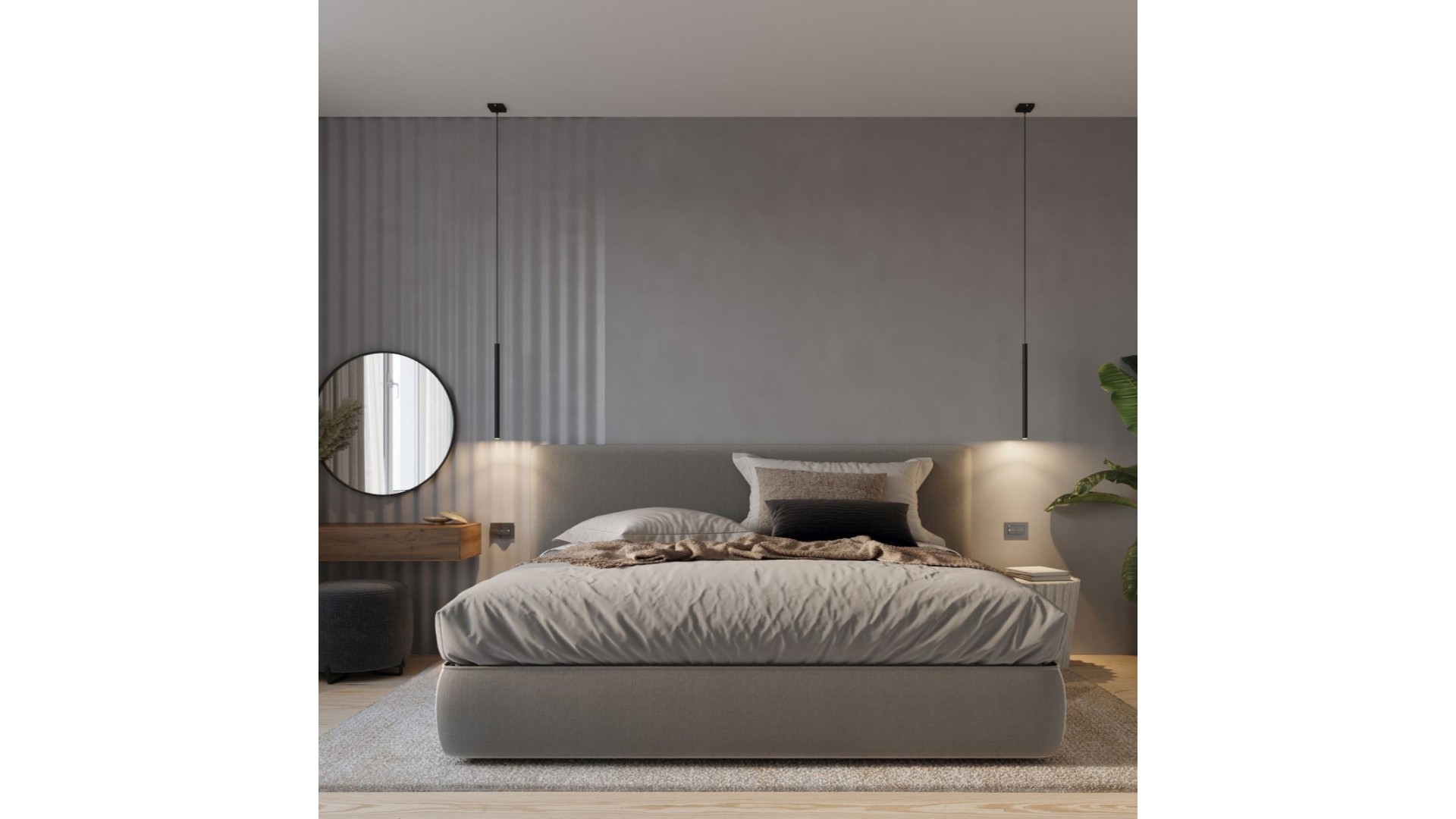 Lampa wisząca PASTELO 5P czarna Sollux SL.1176