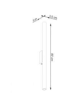 Kinkiet PASTELO 2 złoty Sollux SL.1179