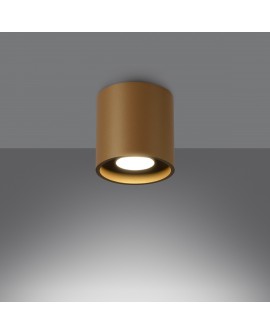 Plafon ORBIS 1 złoty Sollux SL.1180