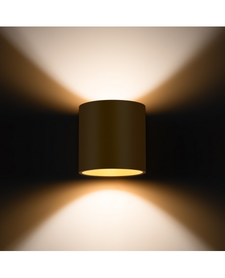 Kinkiet ORBIS 1 złoty Sollux SL.1181