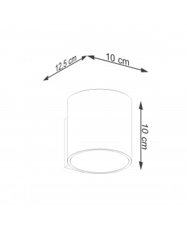 Kinkiet ORBIS 1 złoty Sollux SL.1181
