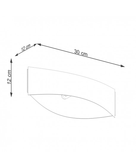 Kinkiet TONI czarny Sollux SL.1189