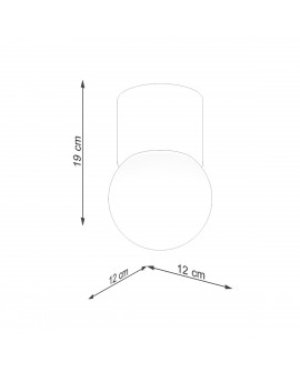 Plafon BOOMO 8 Sollux SL.1190