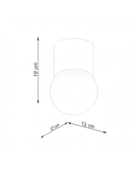 Plafon BOOMO 8 Sollux SL.1190