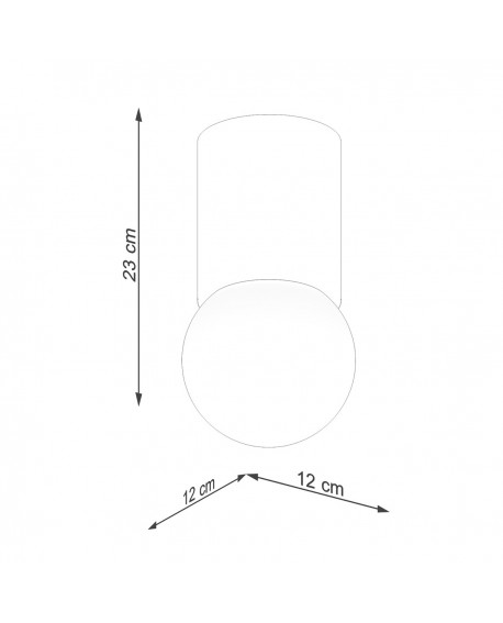 Plafon BOOMO 12 Sollux SL.1191