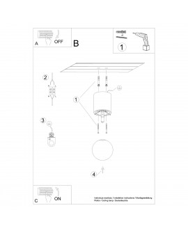 Plafon BOOMO 12 Sollux SL.1191