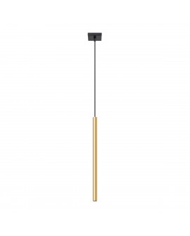 Lampa Wisząca PASTELO 1 złoty połysk Sollux SL.1195