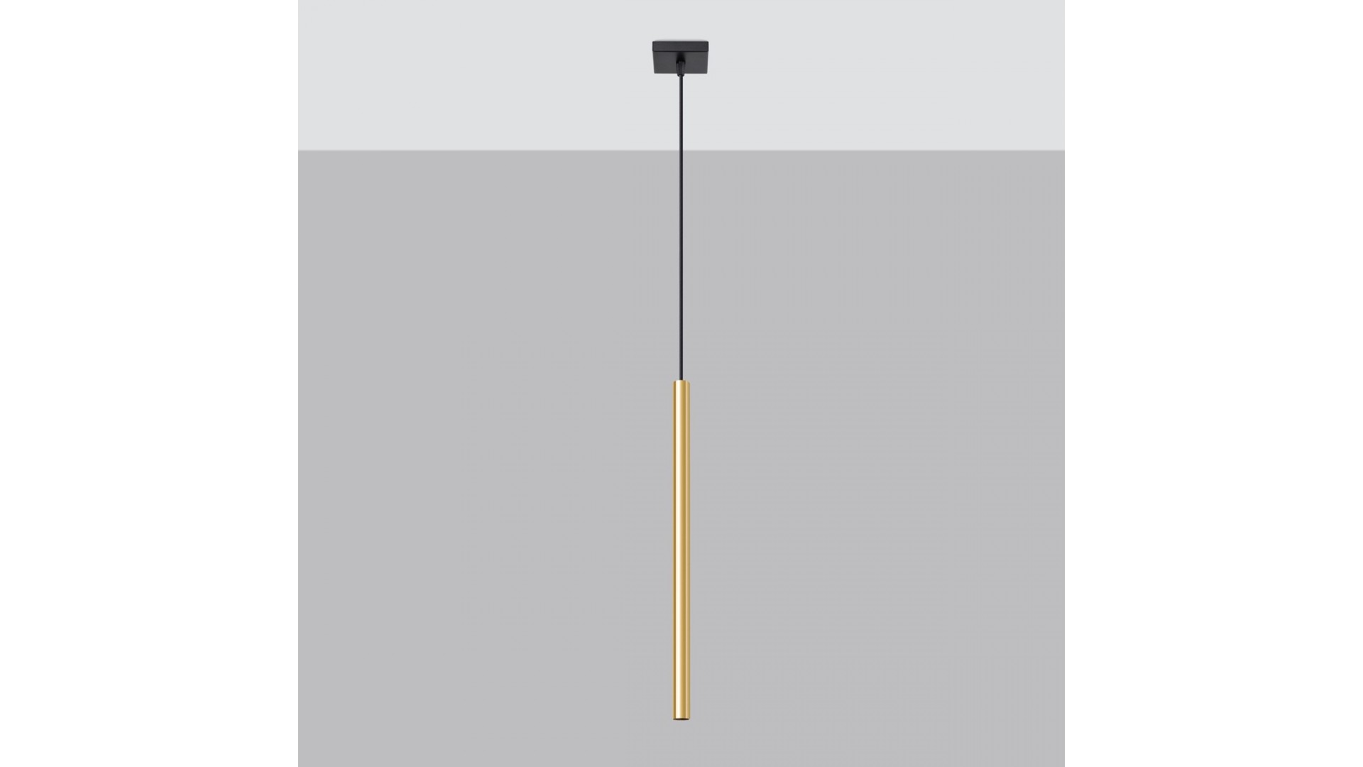 Lampa Wisząca PASTELO 1 złoty połysk Sollux SL.1195