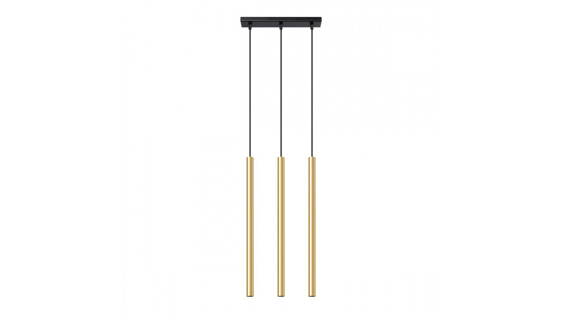 Lampa Wisząca PASTELO 3L złoty połysk Sollux SL.1196