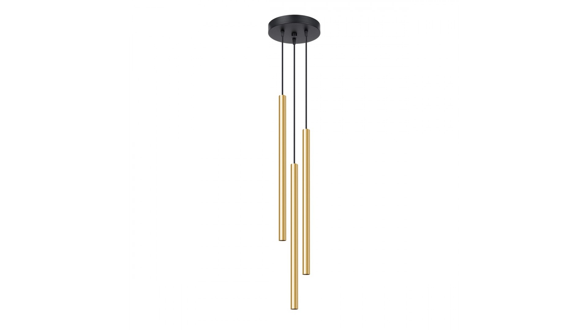 Lampa Wisząca PASTELO 3P złoty połysk Sollux SL.1197