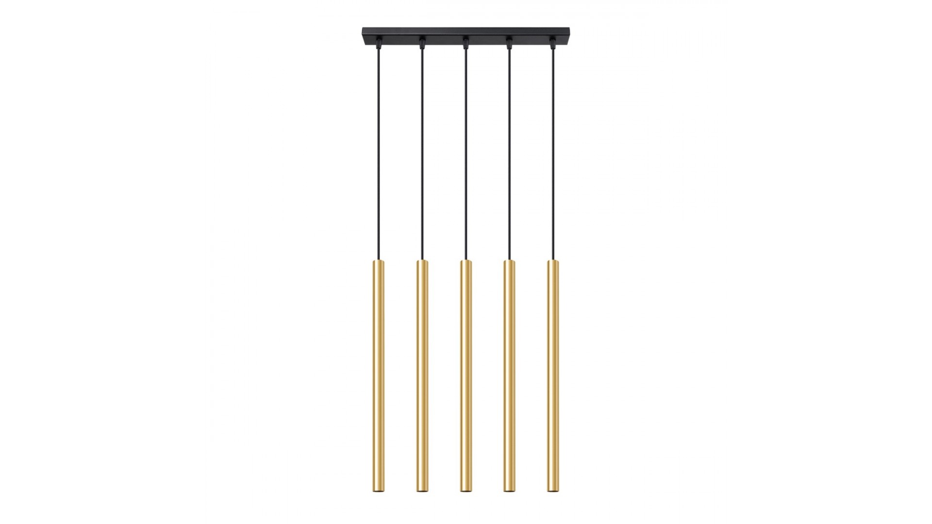Lampa Wisząca PASTELO 5L złoty połysk Sollux SL.1198